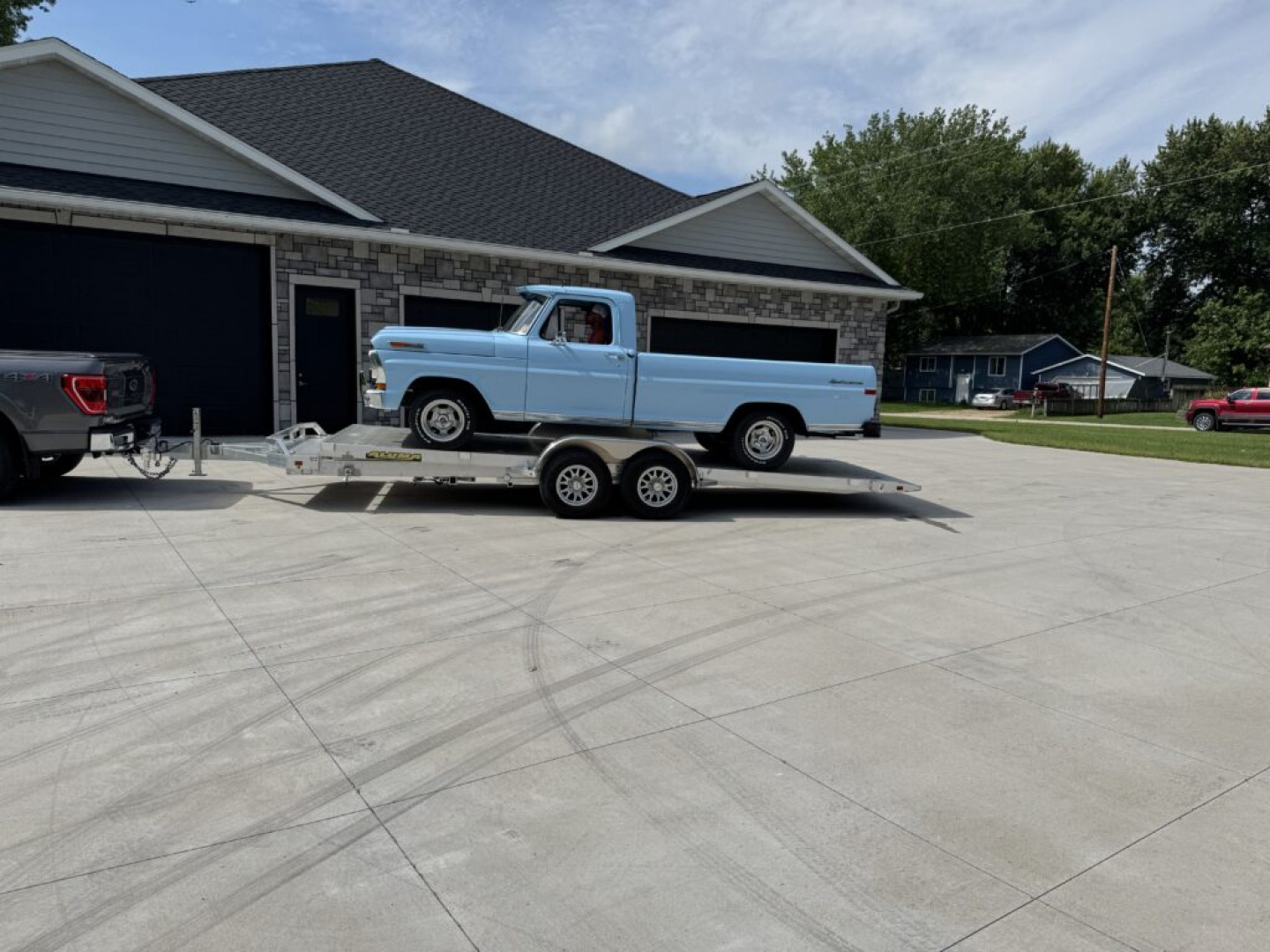 New 2026 Aluma 8218TILT-TA-EL-RTD Car Hauler / ALL ALUMINUM / 81" WIDE X 18.25' LONG