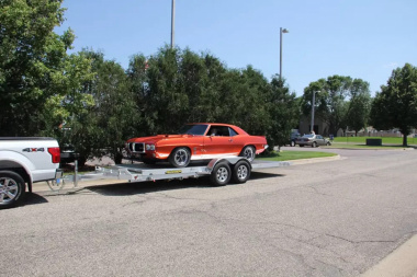 New 2026 Aluma 8218TILT-TA-EL-RTD Car Hauler / ALL ALUMINUM / 81" WIDE X 18.25' LONG