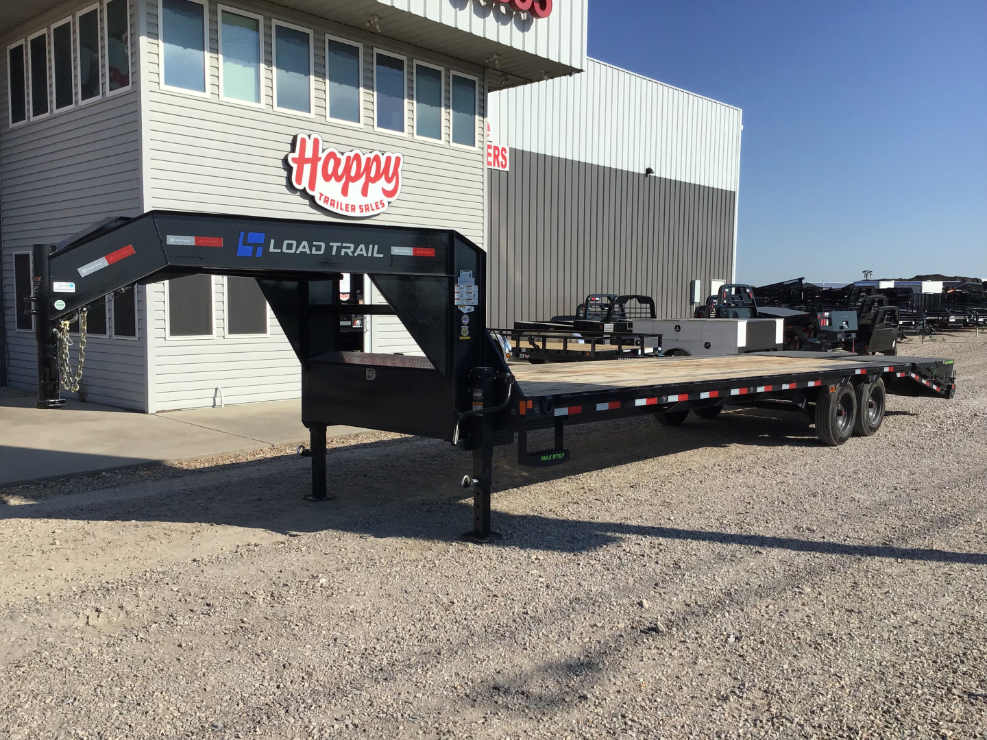 Used 2025 Load Trail 102"x30' GN Flatbed w/ Monster Ramps