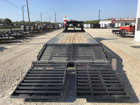 Used 2025 Load Trail 102"x30' GN Flatbed w/ Monster Ramps