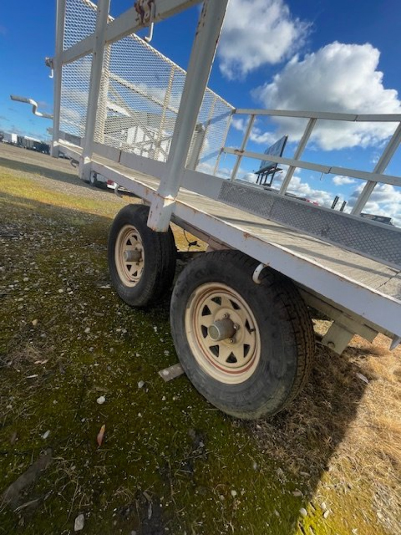 Used 1985 TRU Removable Walls/Flatbed 8'x12' Gooseneck 7k USED