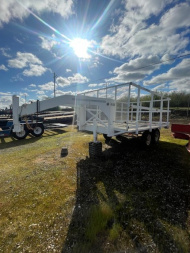 Used 1985 TRU Removable Walls/Flatbed 8'x12' Gooseneck 7k USED