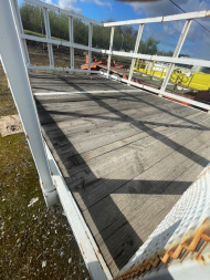 Used 1985 TRU Removable Walls/Flatbed 8'x12' Gooseneck 7k USED