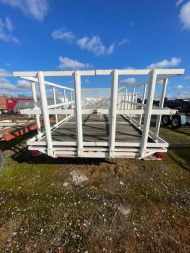 Used 1985 TRU Removable Walls/Flatbed 8'x12' Gooseneck 7k USED