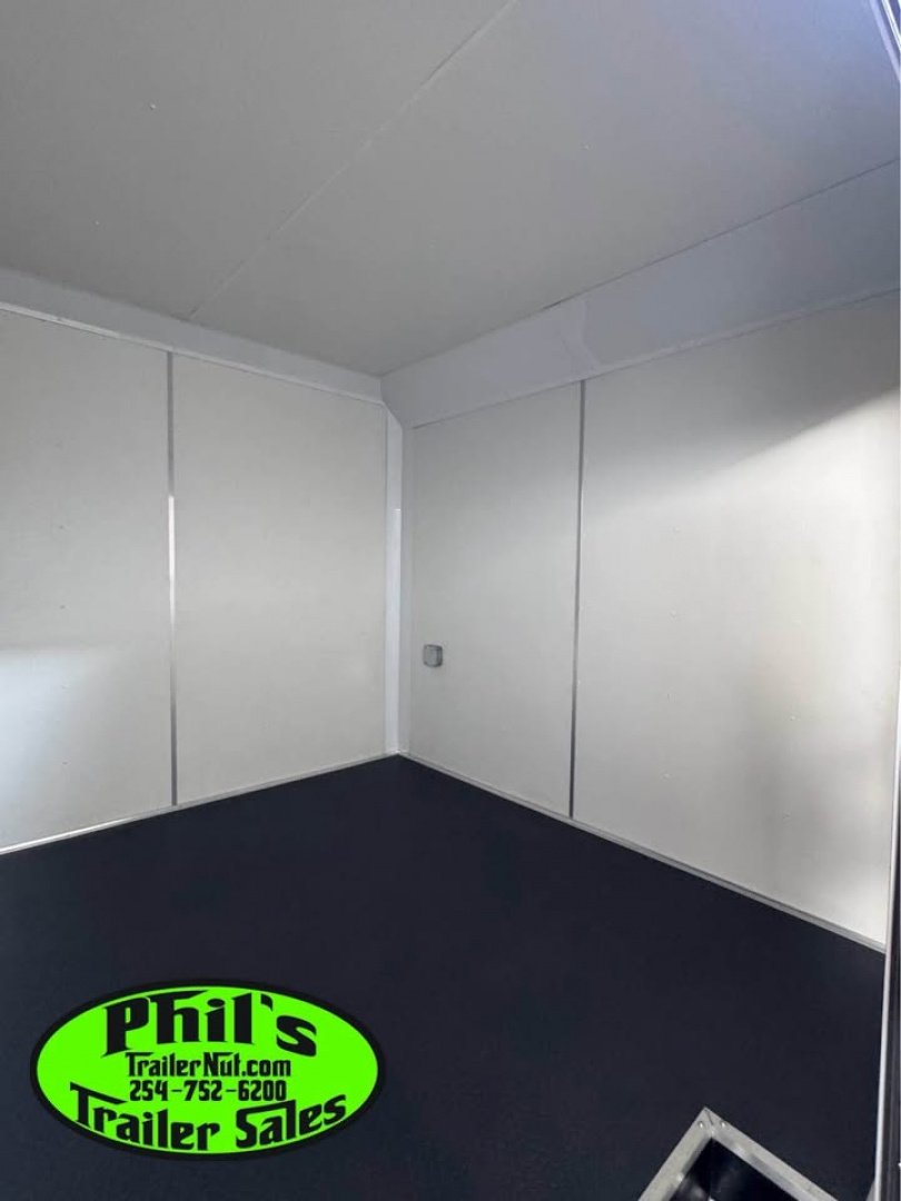 New 2025 Pace American 8.5X28 RACE TRAILER ESCAPE DOOR .080 EXTERIOR UPGRADE Car / Racing Trailer