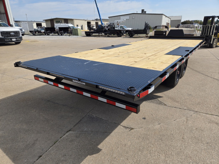 New 2026 H&H Trailers 102x22 Power Tilt Deckover 17.6K Equipment Trailer