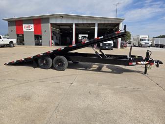New 2026 H&H Trailers 102x22 Power Tilt Deckover 17.6K Equipment Trailer