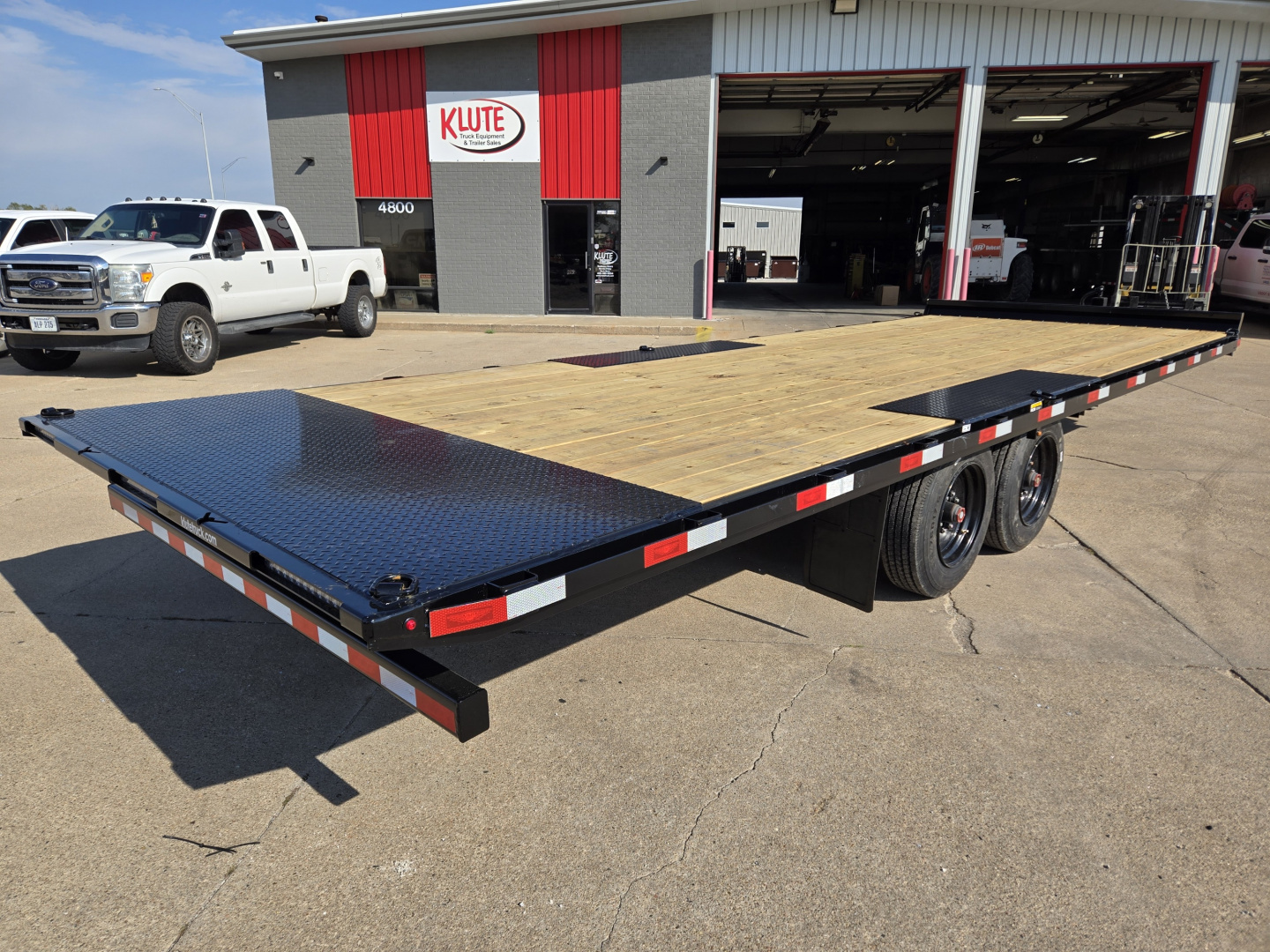 New 2026 H&H Trailers 102x24 Power Tilt Deckover 17.6K Equipment Trailer