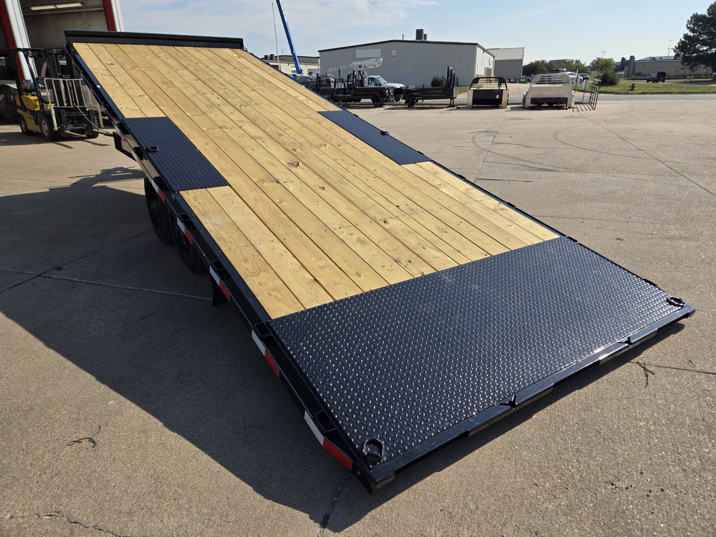 New 2026 H&H Trailers 102x24 Power Tilt Deckover 17.6K Equipment Trailer