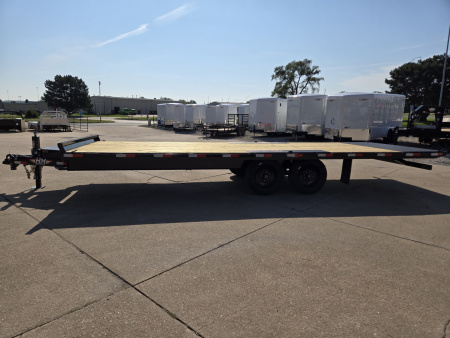 New 2026 H&H Trailers 102x24 Power Tilt Deckover 17.6K Equipment Trailer