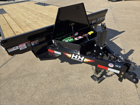 New 2026 H&H Trailers 102x24 Power Tilt Deckover 17.6K Equipment Trailer