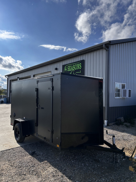 New 2026 Discovery Trailers 6X12 6' INTERIOR HEIGHT, RAMP DOOR, SIDE DOOR, BLACKOUT PACKAGE Cargo / Enclosed Trailer