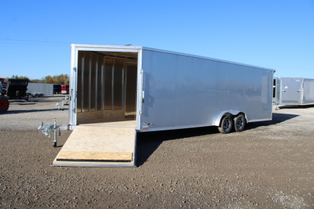 New 2024 MTI Trailers 7.5X29 + 12  Snowmobile Trailer