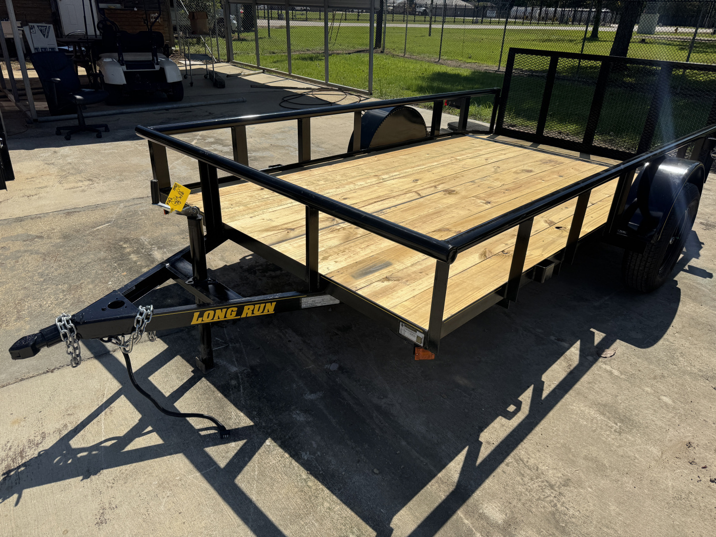 New 2025 Long Run 76”x12’ Pipetop Utility Trailer