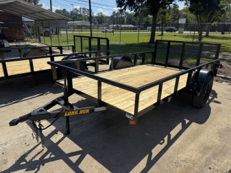 New 2025 Long Run Trailers 76”x12’ Pipetop Utility Trailer