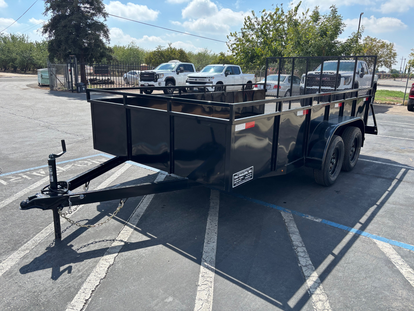 New 2025 TRU 7'x14'x2 'Utility Box Trailer 7k