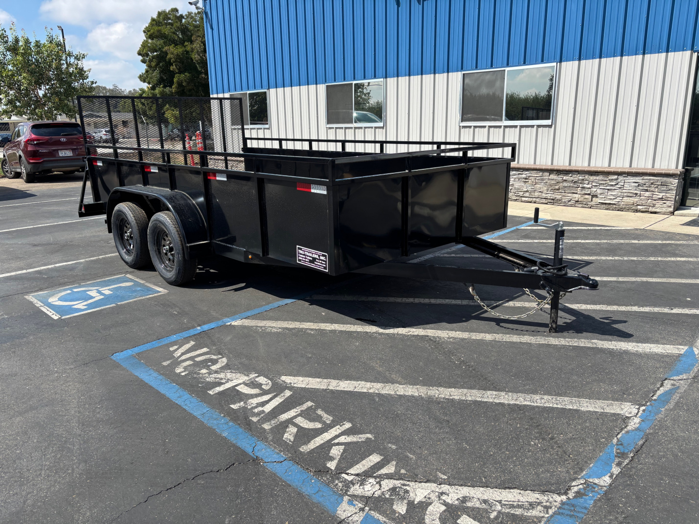 New 2025 TRU 7'x14'x2 'Utility Box Trailer 7k