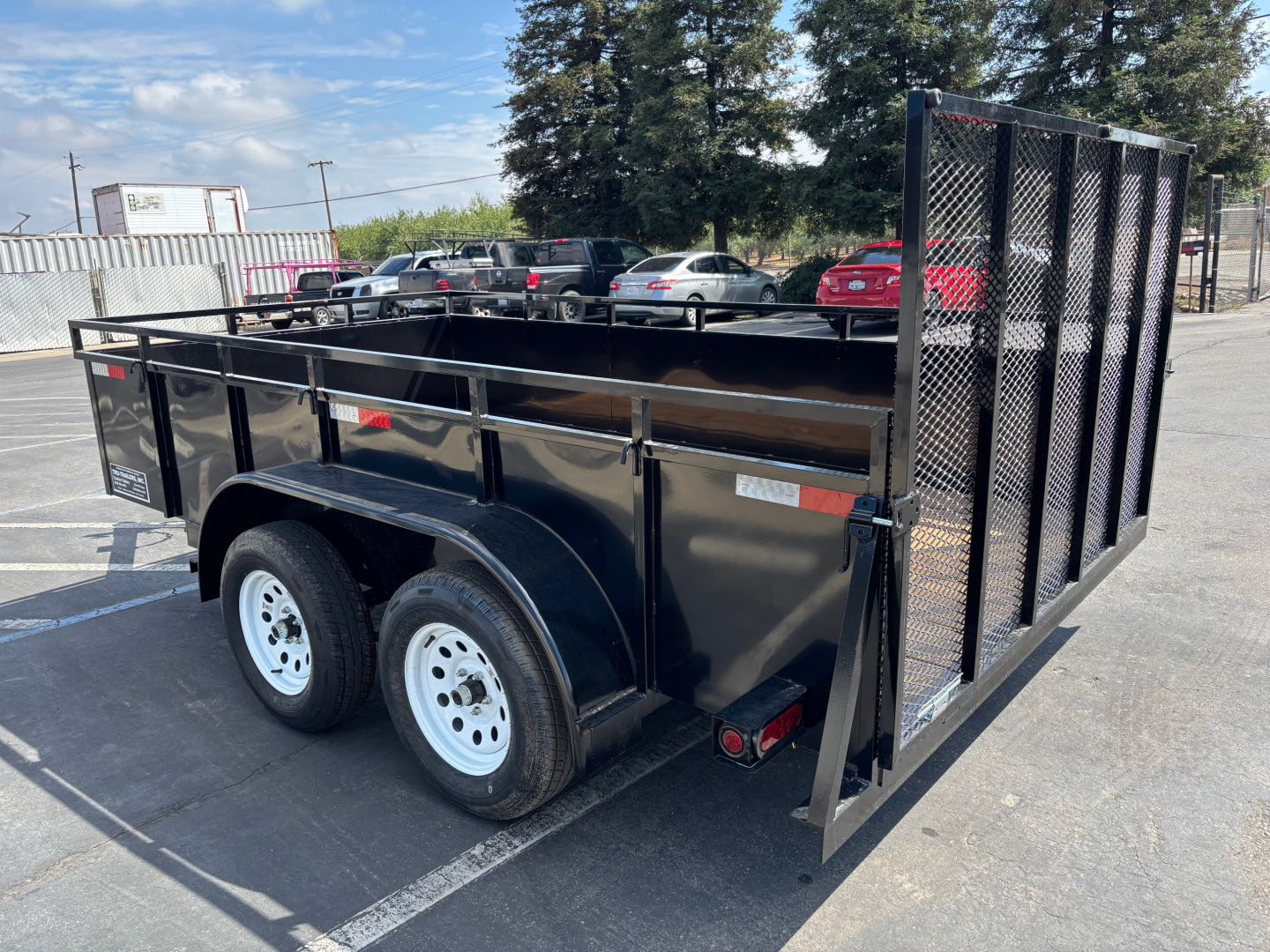New 2025 TRU 6'x12'x2 Tandem Utility Box 7k
