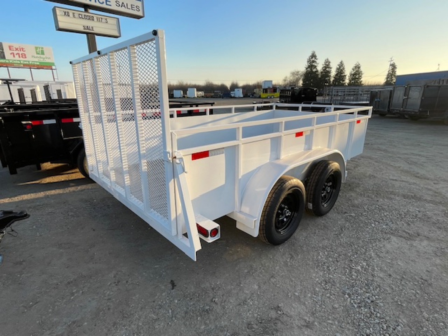 New 2025 TRU 6'x12'x2 Tandem Utility Box 7k