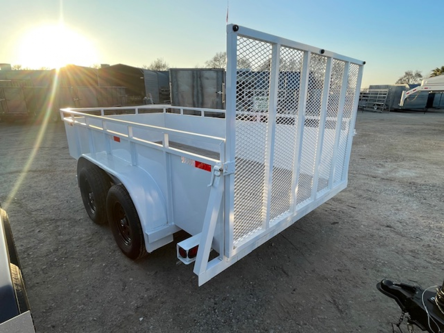 New 2025 TRU 6'x12'x2 Tandem Utility Box 7k