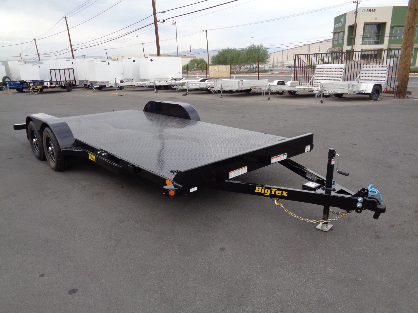 New 2026 Big Tex Trailers * 70DM-18 * 18Ft Tandem Axle Steel Diamond Back 7k Car Hauler