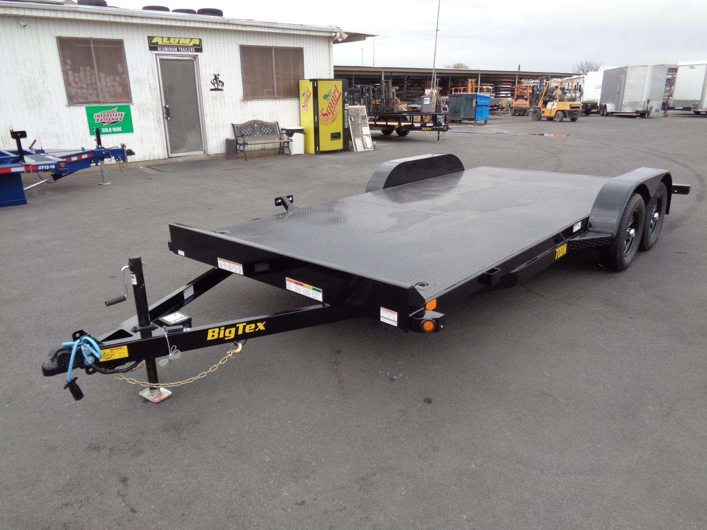 New 2026 Big Tex Trailers * 70DM-18 * 18Ft Tandem Axle Steel Diamond Back 7k Car Hauler