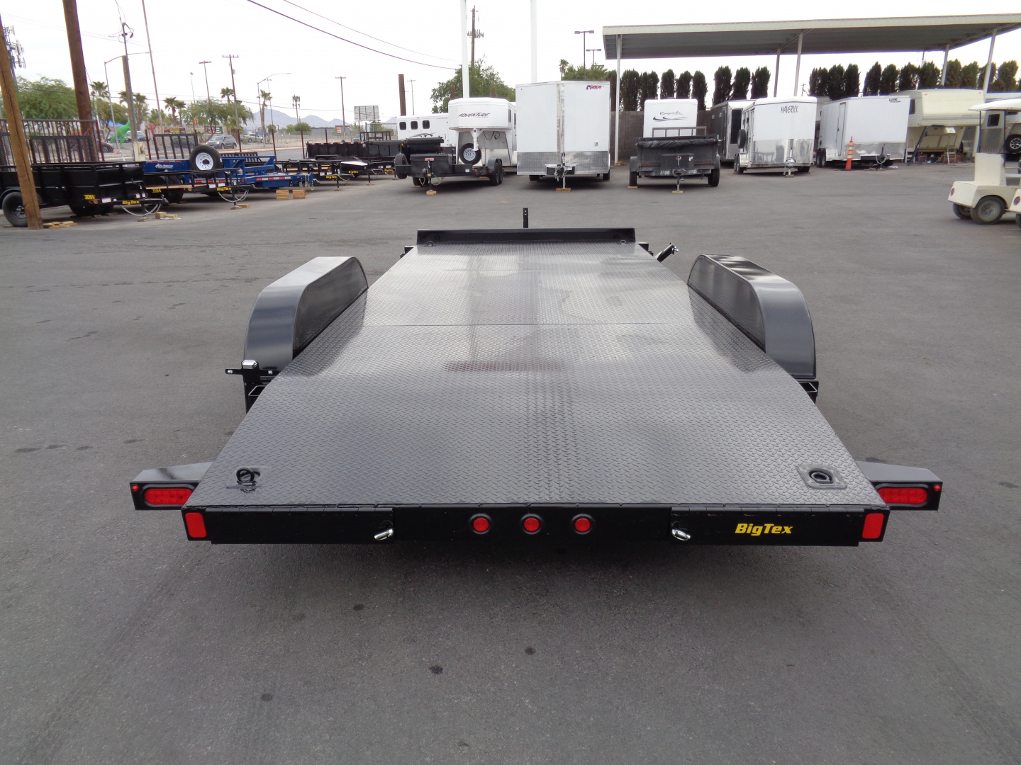 New 2026 Big Tex Trailers * 70DM-18 * 18Ft Tandem Axle Steel Diamond Back 7k Car Hauler
