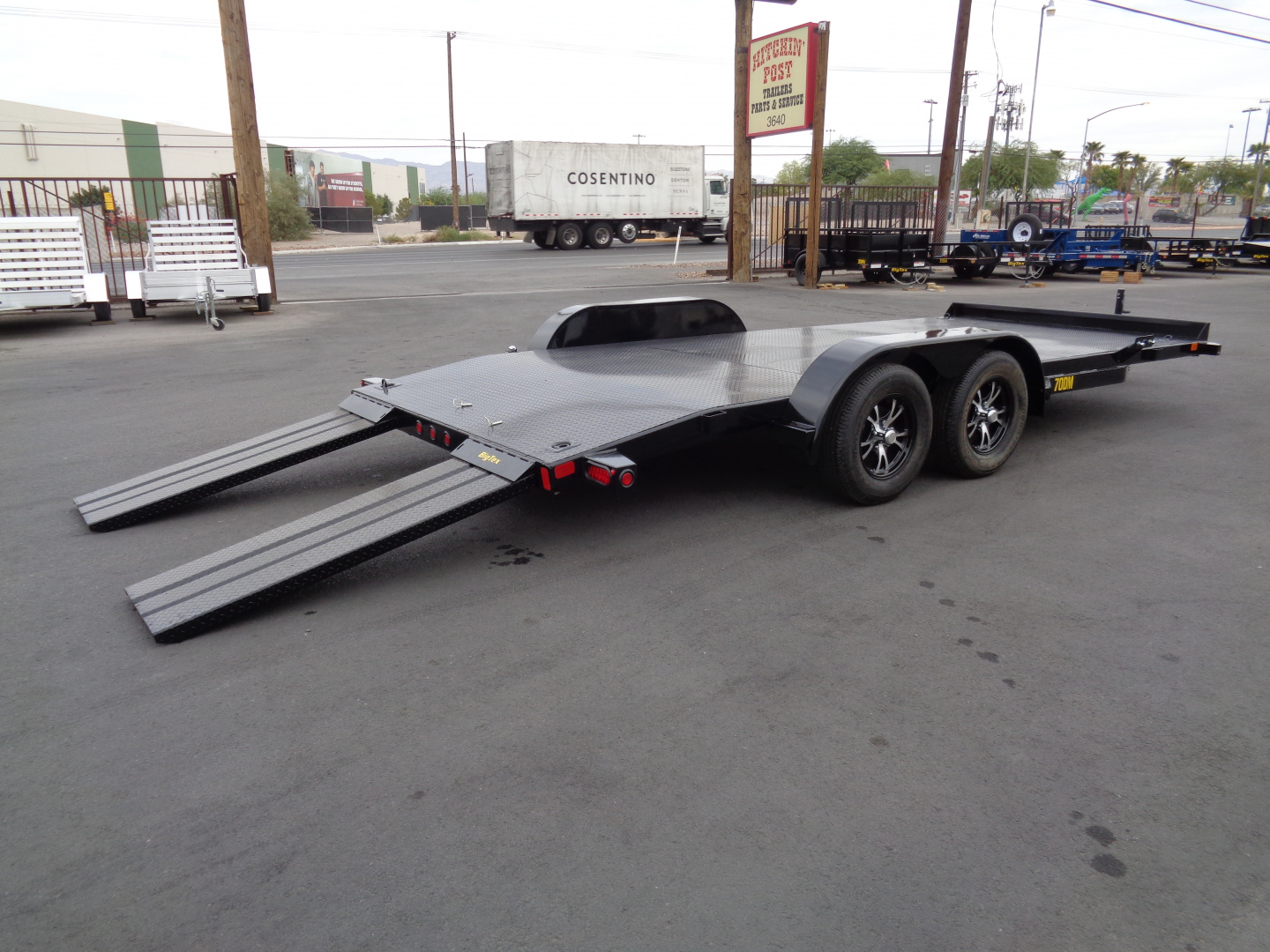 New 2026 Big Tex Trailers * 70DM-18 * 18Ft Tandem Axle Steel Diamond Back 7k Car Hauler