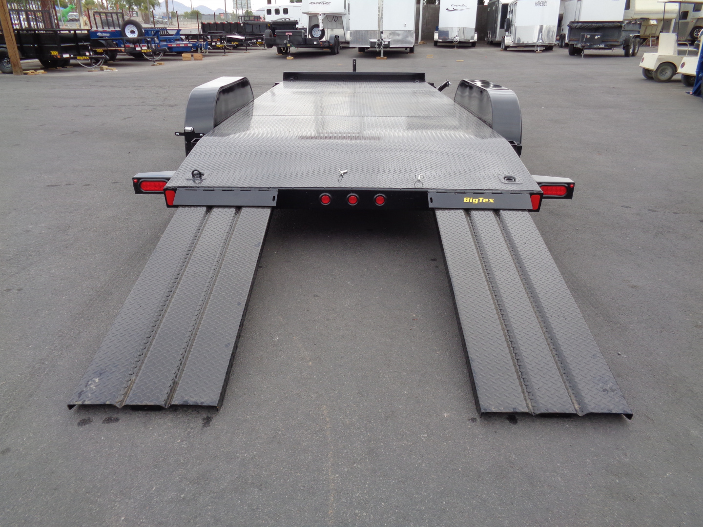 New 2026 Big Tex Trailers * 70DM-18 * 18Ft Tandem Axle Steel Diamond Back 7k Car Hauler