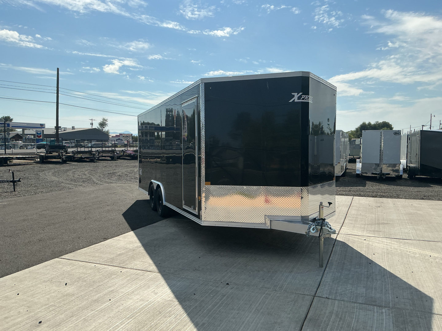 New 2026 ALCOM 8.5X20 7K Aluminum Enclosed Car Hauler