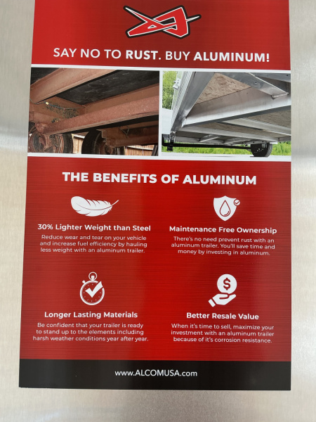 New 2026 ALCOM 8.5X20 7K Aluminum Enclosed Car Hauler