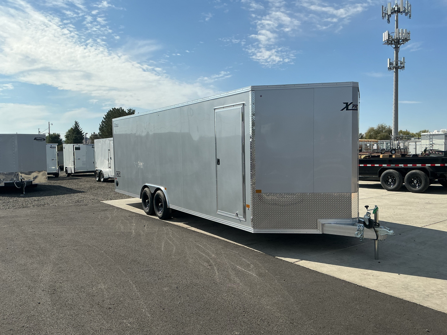 New 2026 ALCOM 8.5X24 9K Enclosed Car Hauler W/ Elite Escape Door