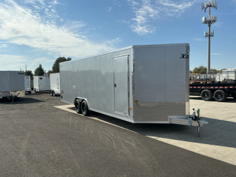 New 2026 ALCOM 8.5X24 9K Enclosed Car Hauler W/ Elite Escape Door