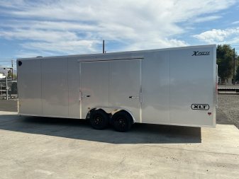 New 2026 ALCOM 8.5X24 9K Enclosed Car Hauler W/ Elite Escape Door