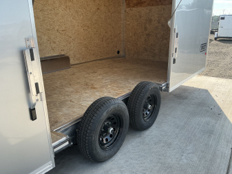 New 2026 ALCOM 8.5X24 9K Enclosed Car Hauler W/ Elite Escape Door