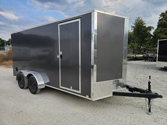 New 2026 Look Trailers 7X16 6'6 INSIDE HEIGHT RAMP DOOR 080 SCREWLESS Cargo / Enclosed Trailer