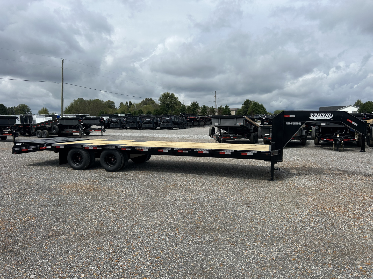 New 2026 Legend 102"X28' 22.5K Gooseneck Flatbed Trailer