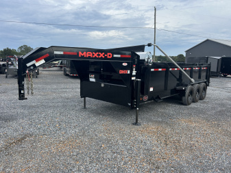 Used 2023 MAXXD DHX 83"x20' 21k Super HD Gooseneck Dump Trailer