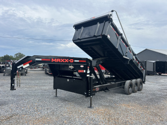 Used 2023 MAXXD DHX 83"x20' 21k Super HD Gooseneck Dump Trailer