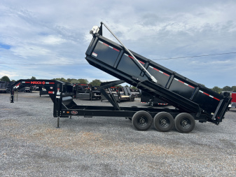 Used 2023 MAXXD DHX 83"x20' 21k Super HD Gooseneck Dump Trailer