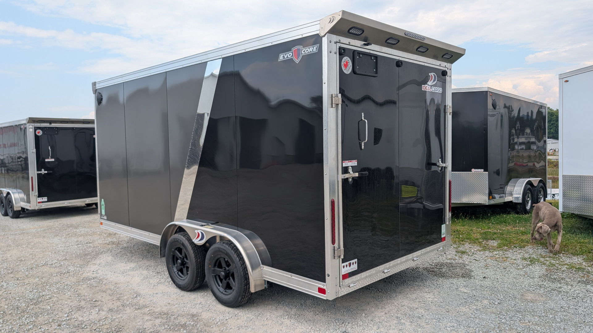 New 2026 Ideal Cargo 7.5 x 16 Evocore "Sport Zone" V-Nose Cargo Trailer w/ Ramp