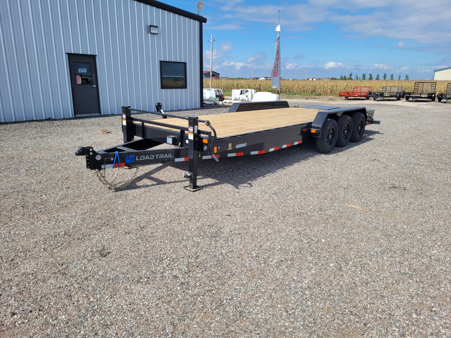 New 2026 Load Trail 83"x24' Triple Axle Carhauler Trailer W/Max Ramps
