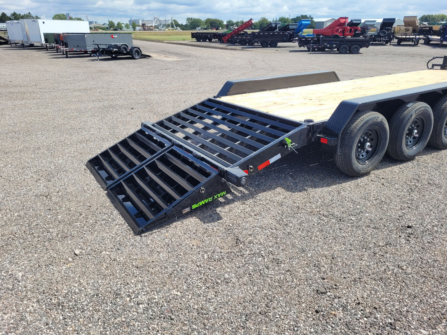 New 2026 Load Trail 83"x24' Triple Axle Carhauler Trailer W/Max Ramps
