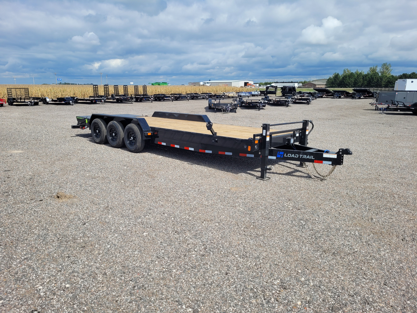 New 2026 Load Trail 83"x24' Triple Axle Carhauler Trailer W/Max Ramps
