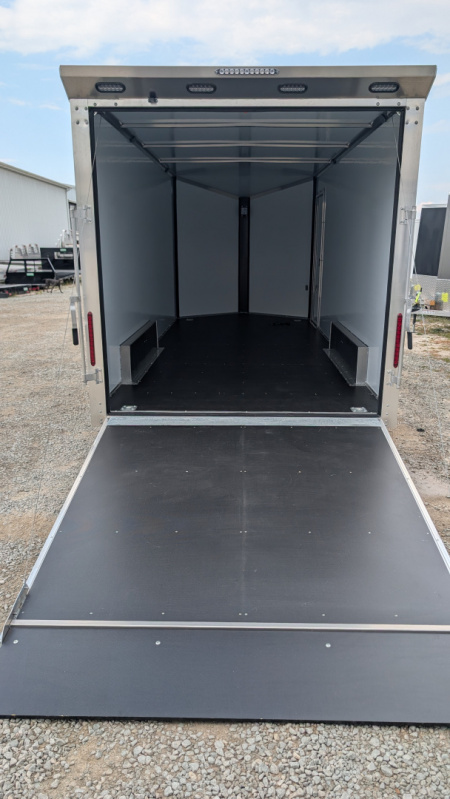 New 2026 Ideal Cargo 7.5 x 18 Evocore "Sport Zone" V-Nose Cargo Trailer w/ Ramp