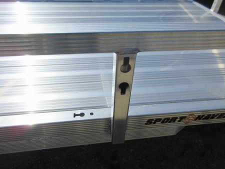 New 2026 Sport Haven 6'X12' DELUXE ALUMINUM Utility Trailer