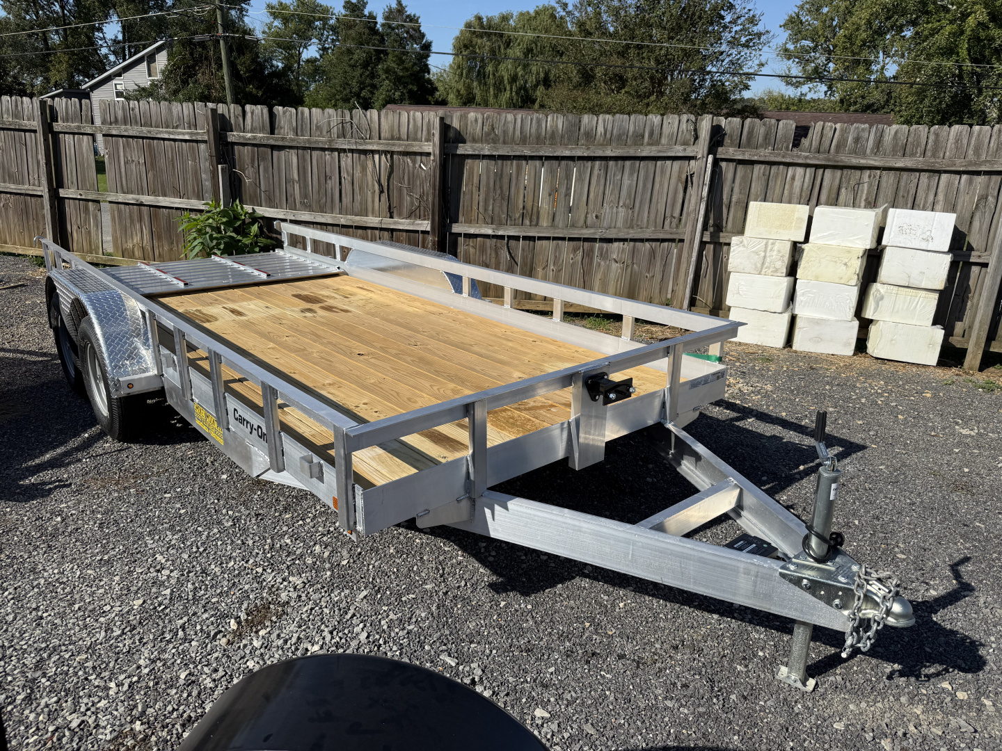 New 2026 Carry-On 7K 6X16 TA2 ALUMINUM Utility Trailer