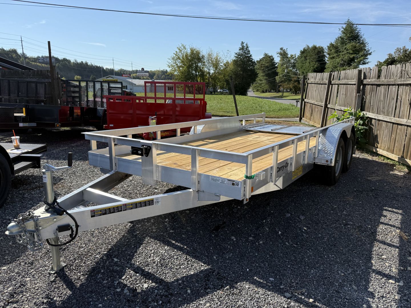 New 2026 Carry-On 7K 6X16 TA2 ALUMINUM Utility Trailer