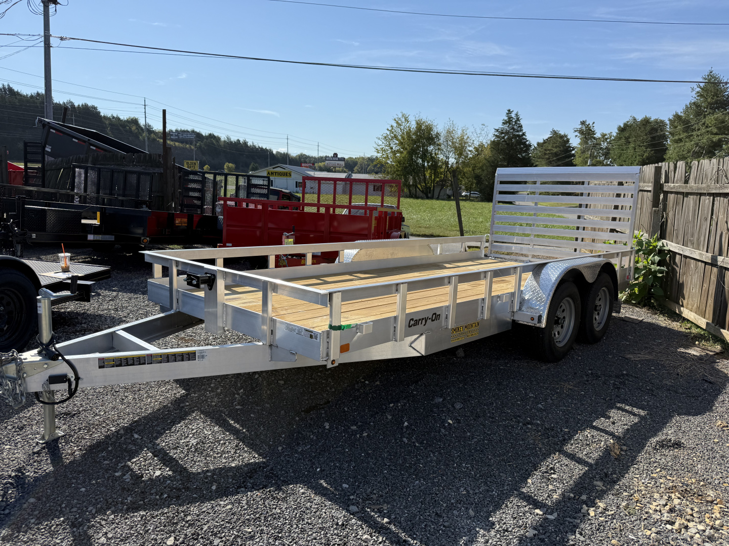 New 2026 Carry-On 7K 6X16 TA2 ALUMINUM Utility Trailer