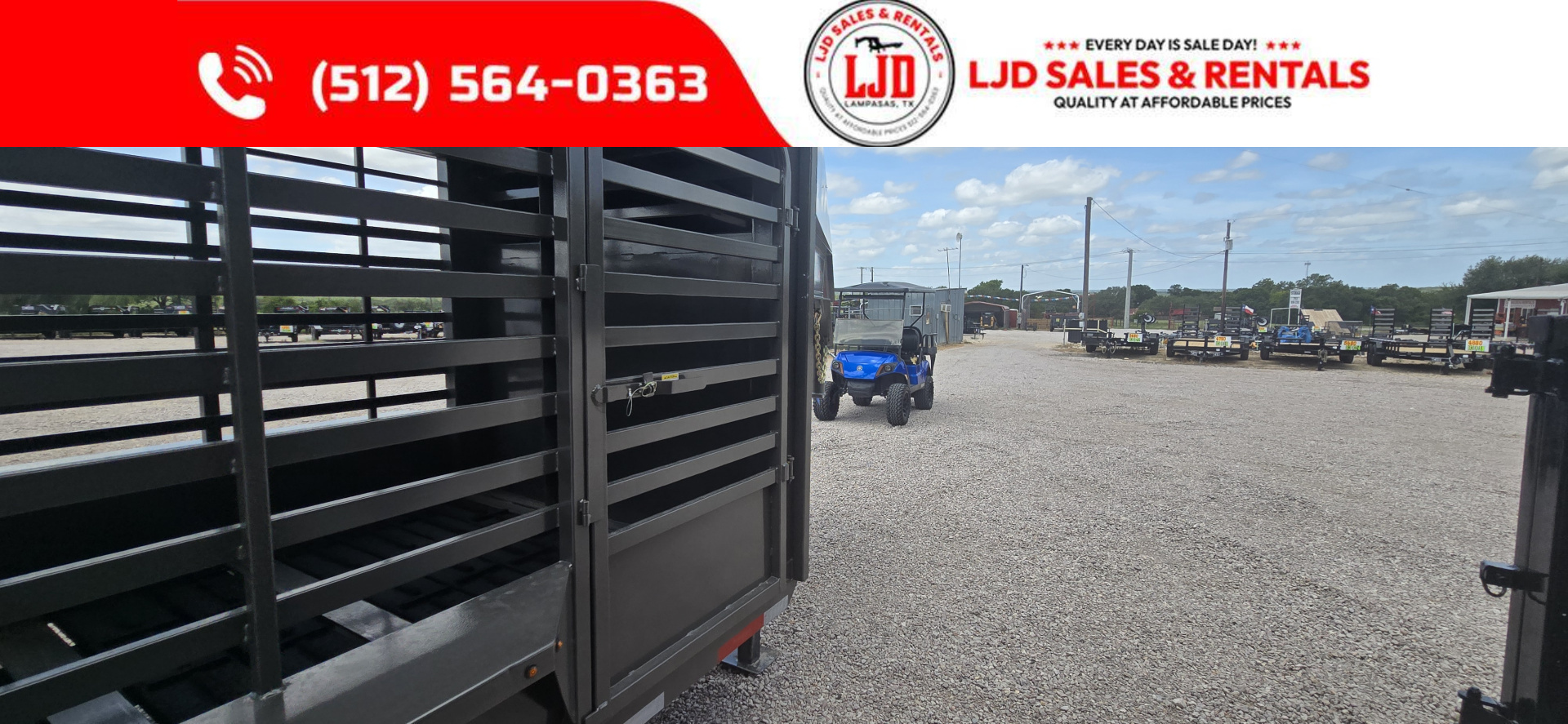 New 2025 East Texas - 80" x 32' - Gooseneck - 21K GVWR - Stock Trailer